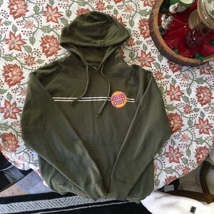 Santa Cruz Skateboards Other Dot Olive Green Hoodie Size Medium